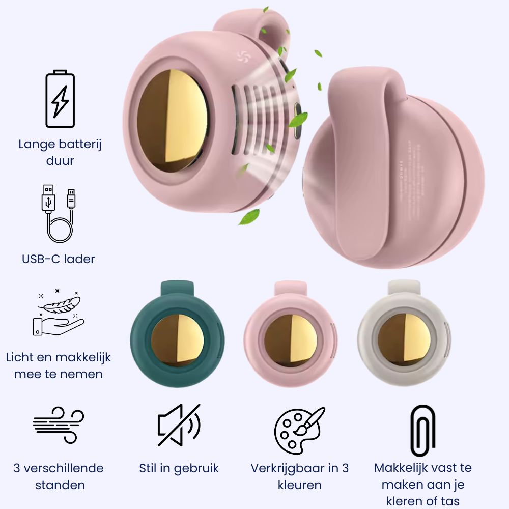 ChillLoop draagbare ventilator