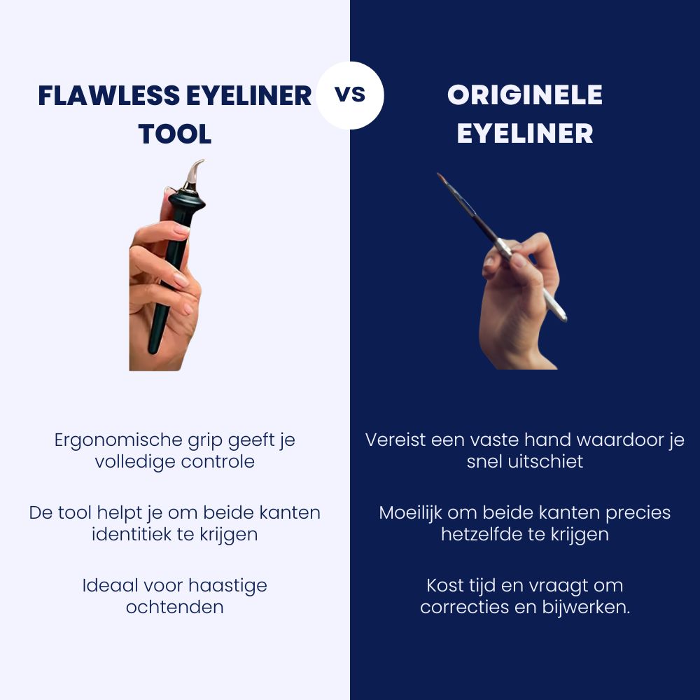 Flawless Eyeliner Tool (incl. zwarte creme)