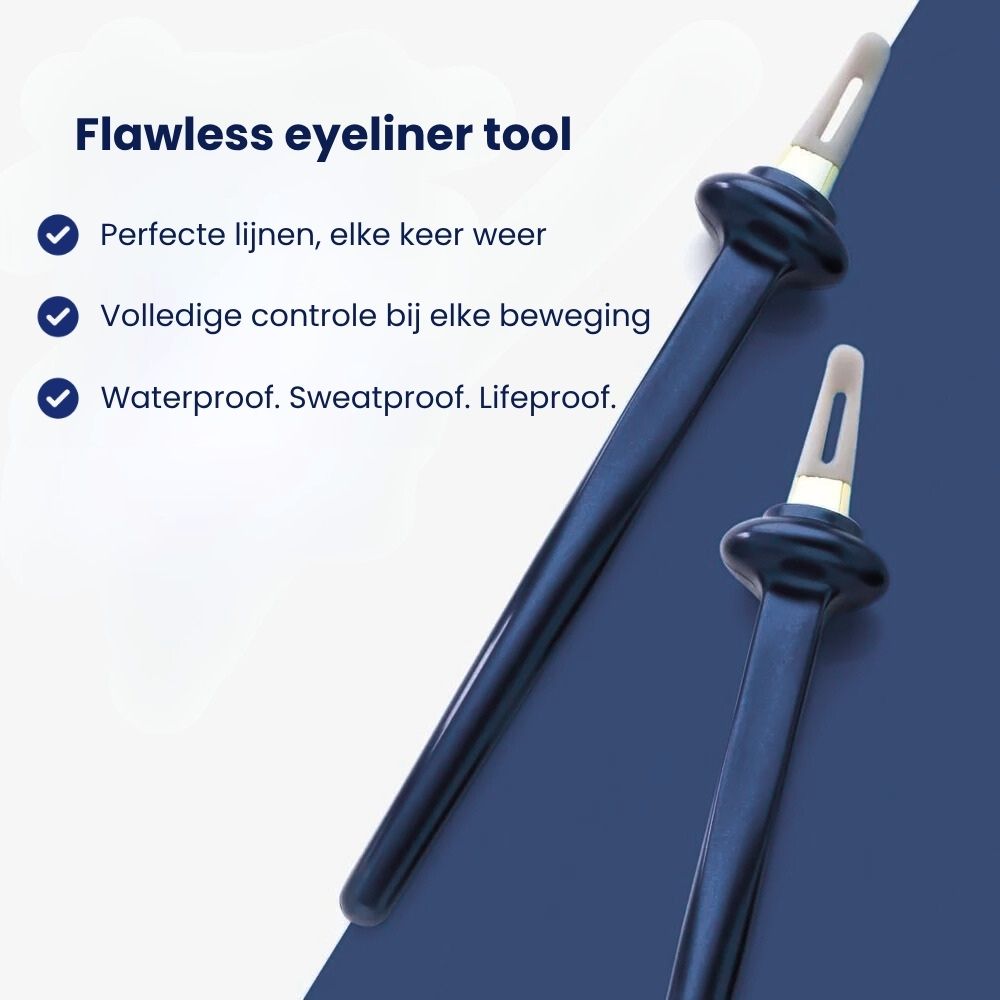 Flawless Eyeliner Tool (incl. zwarte creme)